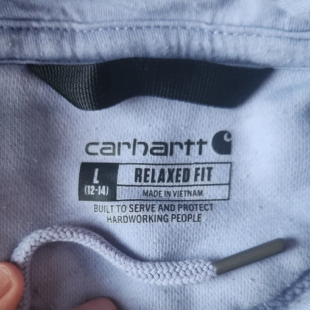 Carhartt Lavender Hoodie with Logo - Picture 2 of 3